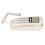 Corded Wall Phone KX-T777CID with LCD Display Redial Function White 3