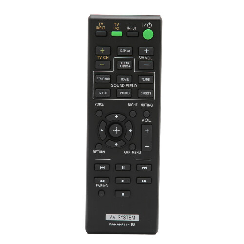 Universal Soundbar Remote Control for HT-CT370/380/770/780 (ABS) 1