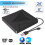 External DVD Drive CD DVD -/+RW Player Burner Portable Optical Drive for Laptop PC Computer Notebook Windows 11 10 2