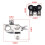 AL3Z-14526-AA Car Battery Terminal 125/250A 2 Pole Fuse with Nuts for 10