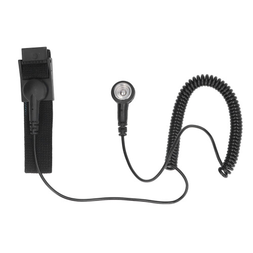 Reusable Static Proof ESD Wrist Strap with 1.8m Grounding Wire Black 1