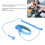 Reusable Static Proof Wrist Strap with 1.8m Grounding Wire, Blue 6
