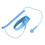 Reusable Static Proof Wrist Strap with 1.8m Grounding Wire, Blue 7