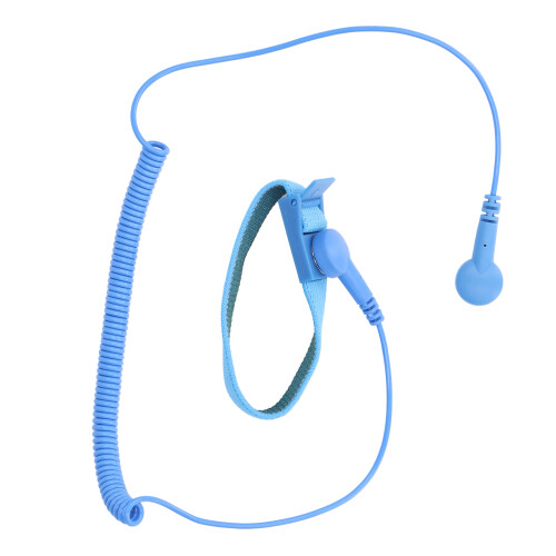 Reusable Static Proof Wrist Strap with 1.8m Grounding Wire, Blue 2