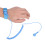 Reusable Static Proof Wrist Strap with 1.8m Grounding Wire, Blue 10