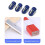 8PCS Carpenter Pencil Sharpener Manual Pencil Sharpener for Flat Carpenter Pencils, Portable Pencil Sharpening Tool 6