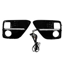For WRX STI 2015-2017 Car LED DRL BAR BUMPER DRIVING FOG LIGHT LAMP BEZEL COVER 84501AJ060
