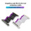 Graphic Card Extension  PCIE4.0 Rotor X16 Rotor 16X Desktop Computer Horizontal Vertical Loading  Black 4