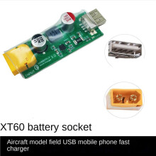 10X Cargador de Batería 3S-6S Convertidor de Cargador de Carga Rápida USB Enchufe XT60 para RC Avión Helicóptero FPV Batería de Carreras