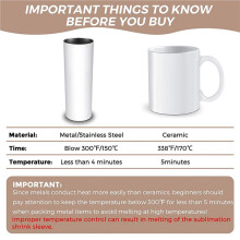 350Pcs Sublimation Shrink Wrap Film 5X10 Inch Heat Transfer Shrink Film Shrink Wrap Bags White Shrink Wrap Bands for Mug