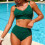 Practical Two Piece Ladies Swimsuit Comfortable-wine p S 7