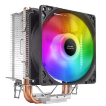 Dissipatore CPU ARGB - Mars Gaming - MCPUARGB - TDP 130W - 2 heatpipe HCT - Radiatore ad alta densità