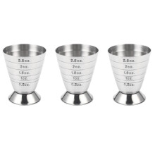 3X Measuring Shot Cup Ounce Jigger Bar Cocktail Drink Mixer Liquor Measuring Cup Mojito Measurer Milk Coffee Mug