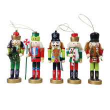 10 Stuks 12CM Notenkraker Kerst Soldaat Decoraties Poppen Kerst Poppen Decoratie Bureau Decoratie