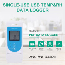6X TempU 03 Enregistreur de Données D'Humidité de Température USB Réutilisable Enregistreur de Données RH TEMP Enregistreur D'Humidité Compteur