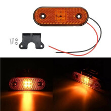 20PCS 24V LED Car Truck Side Lights Turn Signal Lamp Rear Tail Light for Pickup Trailer Caravan Bus Boat RV Lorry