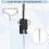 Ice Anchor Tool Kit Includes Ice Anchor Drill Adapter 8 Threaded Peg Ice Fishing Shelter Stake Nail 2 Impact Socket 4
