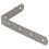 5Stück 125X75mm L-Form Edelstahlregal Eckwinkel Winkel 2