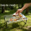 Small Foldable Outdoor Waterproofs Beach Table Acrylic Texture 4