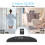 Digital Alarm Clock with 180 Ceiling Projection, USB Powered, Blue Font 6