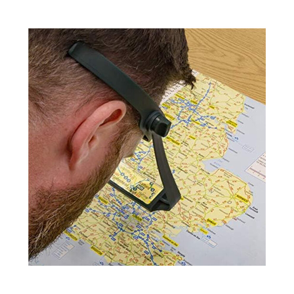 6X Slimline Headband Magnifier With 24 Lenses, Assisted Repair Of -Mounted Reading Magnifying Glass 6034164953630
