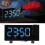 Digital Alarm Clock with 180 Ceiling Projection, USB Powered, Blue Font 15