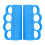 Breathable Rubber Training Handle Weightlifting-Sky Blue 1