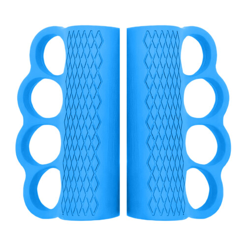 Breathable Rubber Training Handle Weightlifting-Sky Blue