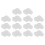Knobs for Children'S Room, Pack of 28 Furniture Knobs, Drawer Handles, Decorative Cartoon Cloud Shape Drawer Knobs 2