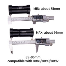 2X ZTTO BB86-24 Press-Fit Thread Lock Trapas 24mm Fiets Trapas Aluminiumlegering Fiets Krukas