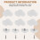 Knobs for Children'S Room, Pack of 28 Furniture Knobs, Drawer Handles, Decorative Cartoon Cloud Shape Drawer Knobs 10