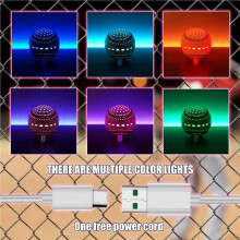 2X Verlicht Honkbal, 9 Inch Glow in The Dark Honkbal, Nachtwerpoefeninghonkbal voor Gezinssportentertainment