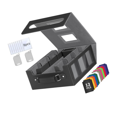 Boîte de rangement de cartes polyvalente, boîte de-gris