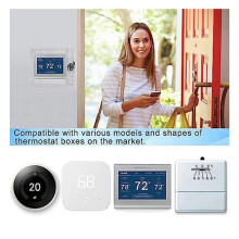 3X Universal Thermostat Guard with Lock Universal Combination Lock Box Transparent Acrylic Thermostat with Safety Lock