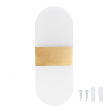 Lampă de perete LED - acrilică sus/jos, 6W, alb cald