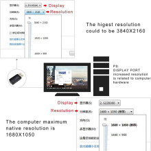 6 Pz 4K Dummy Plug DP Adattatore Display Virtuale Scheda Video Grafica Cheater EDID Emulatore Senza Testa