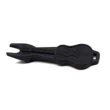 18X Gitarr Nötkreatur Benmaterial Akustisk Gitarr Bridge Pins med Pearl Shell Dot för Akustiska Folkgitarr Tillbehör