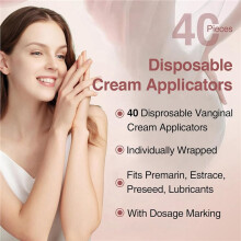 120 Stuks Wegwerp Vaginale Crème Applicators, Glijmiddel Injectiespuiten, Geschikt voor Preseed, Zetpil, Lub-RIC-Ants, Premarin