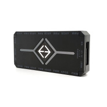 6X 5V 3 Pin ARGB Controller Cooling 4 Pin Hub PWM ARGB Fan Hub for 5V Addressable ARGB Computer PC Case Fan Black