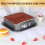 3X Forma de Bolo Quadrada em Forma de Mola Forma de Bolo de 9 Polegadas Forma de Cheesecake com Base Removível Suprimentos de Decoração de Bolo 5