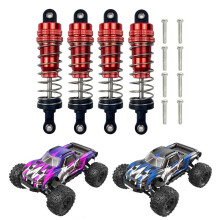 16 Stück Ölstoßdämpfer Aus Metall Vorne und Hinten für MJX H16 16207 16208 16209 16210 1/16 RC Car Upgrades Parts,1