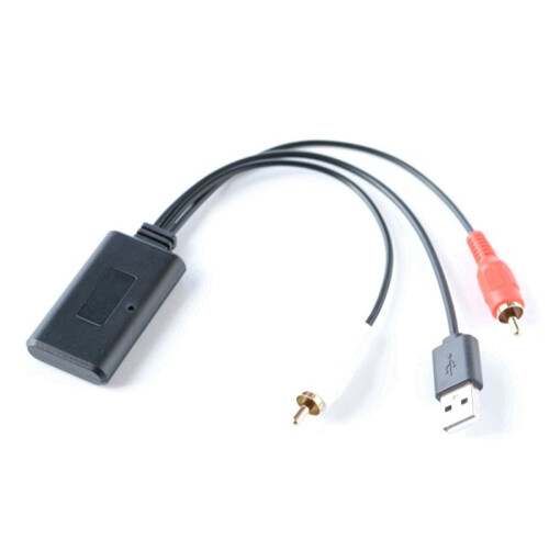 4X Car Universal Wireless  Module Music Adapter Rca Aux Audio Cable USB Powered 1