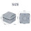 3X IP66 Wall Electrical  220V Light Waterproof  Off Security Button with Fixation Night in the Pc Power(B) 7