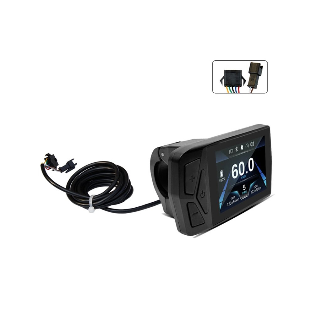 Electric Bike 36V-72V Lcd T24 Display Sm Connector E-Bicycle Display For Electric Bike Accessory 4712073468514