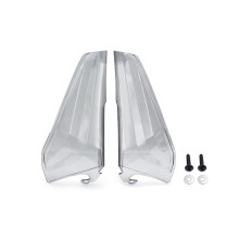 Motorcycle Leg Fairing Wind Deflector Side Windshield Air Deflectors for NMAX 125 155 2025 Light Gray
