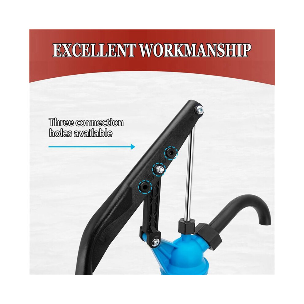 2X 55 Gallon Drum Pump, Lever Action Barrels Pump Fits 5-55 Gallon Drums, Water Drum Pump/Hand Drum Pump 4712856458343