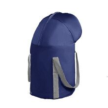 Foldable Foot Bath Bucket Deepening Soaking Basin Portable Sink Camping Foot Washing Bag for Outdoor Travel, Navy