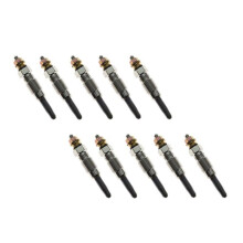 10X GLOW PLUG SET 6611593101 for Istana Korando Rexton Musso Sports with OM600 2.9L Engine 1993-2005