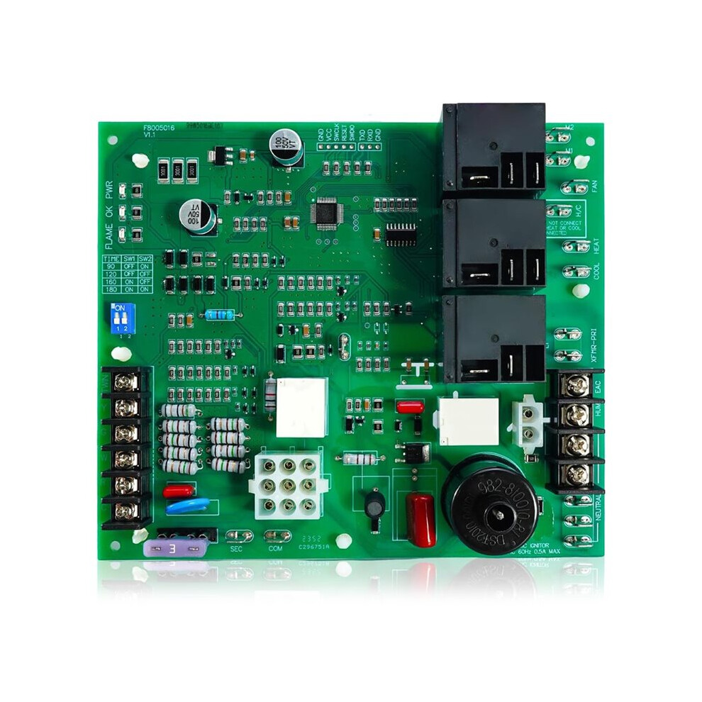 Spark Ignition Control Circuit Board Fit For Rheem Furnaces, Furnace Control Board Replace 62-24140-02 1028-928 Icm292 4714239734891