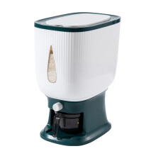 10Kg Automatic Rice Dispenser with Rinsing Cup Rice Dispenser Rice Storage Rice Bucket Household Rice Box-A